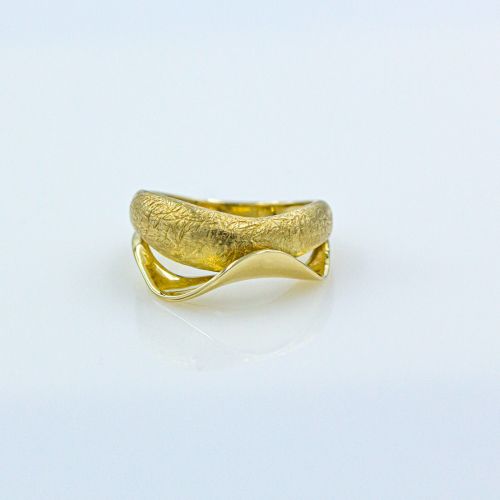 Δαχτυλίδι απο κίτρινο χρυσό 14Κ 8405